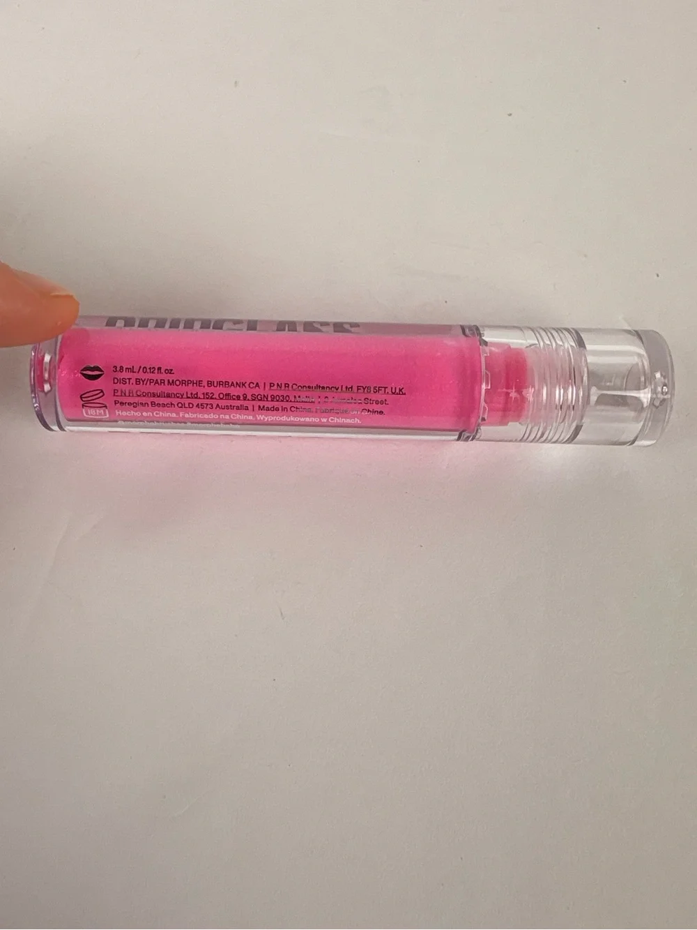 Morphe Drip Glass Glazed Lip Gloss in Glint of Pink 0.12 Oz